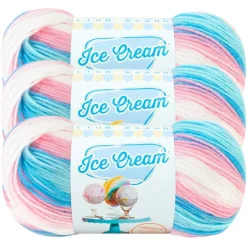 3 Pack Lion Brand® Ice Cream® Yarn