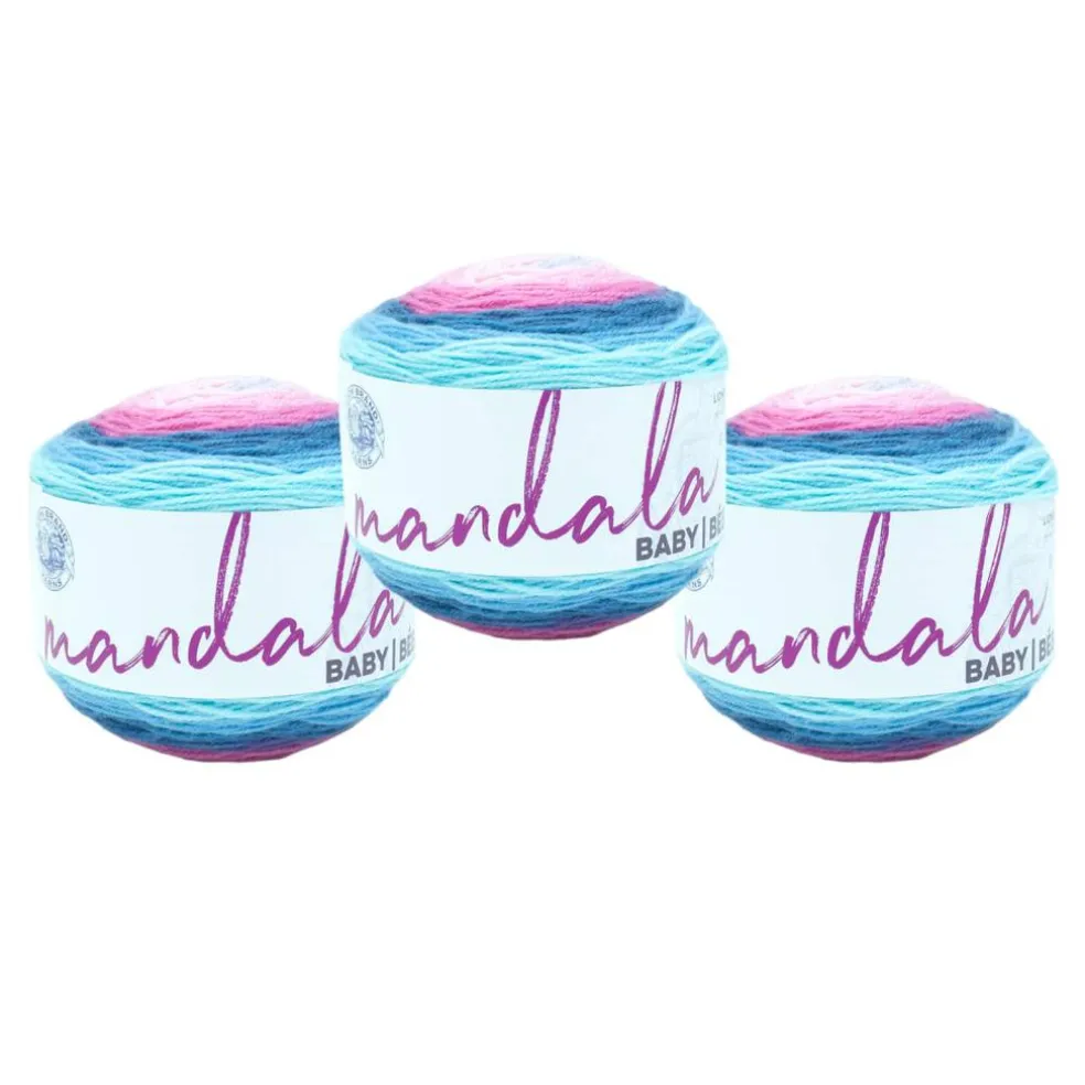 3 Pack Lion Brand® Mandala Baby® Yarn