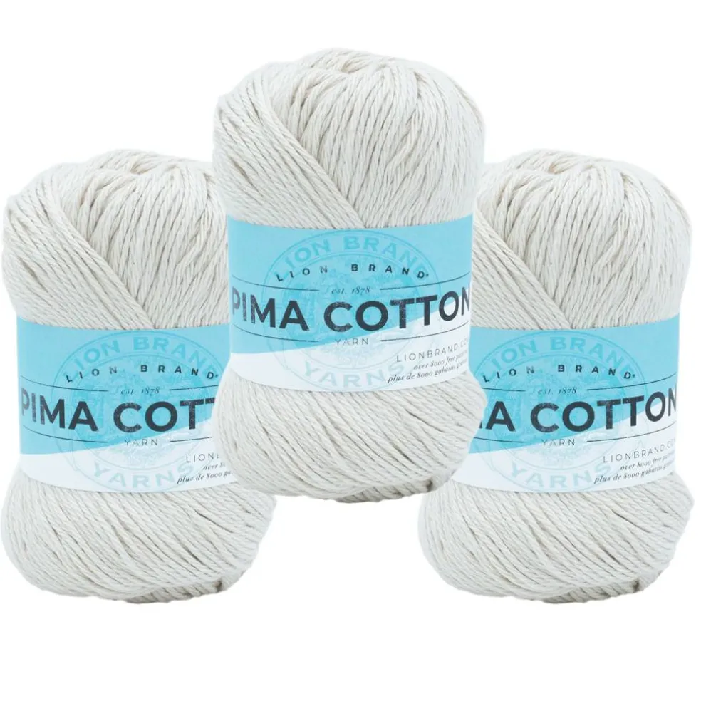 3 Pack Lion Brand® Pima Cotton Yarn