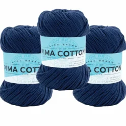 3 Pack Lion Brand® Pima Cotton Yarn