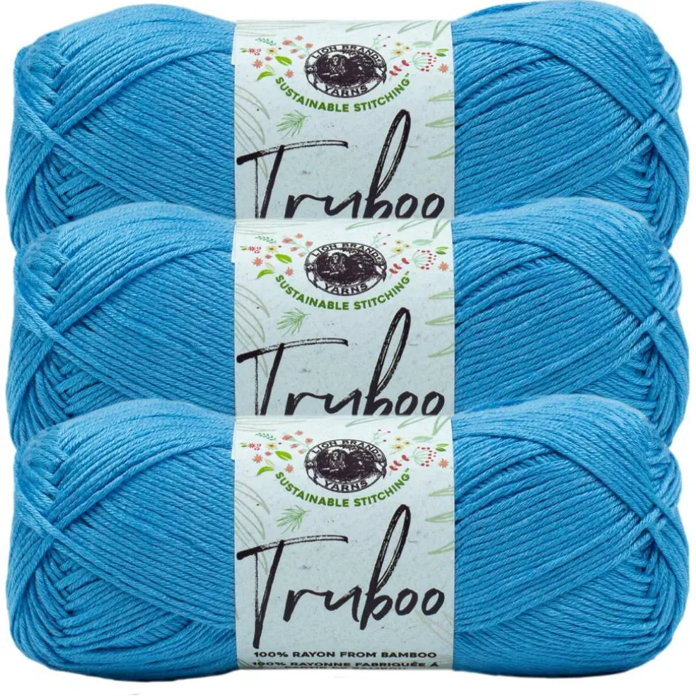 3 Pack Lion Brand® Sustainable Stitching™ Truboo Solid Yarn