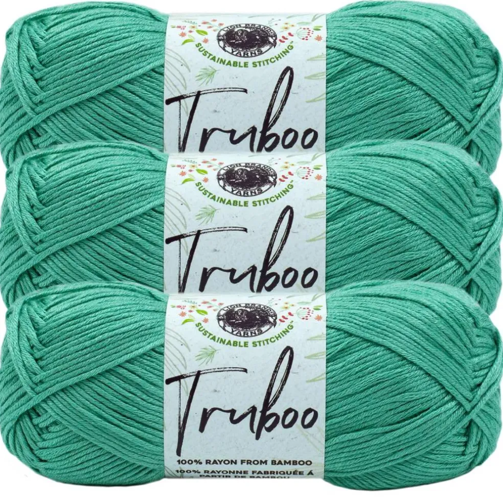 3 Pack Lion Brand® Sustainable Stitching™ Truboo Solid Yarn
