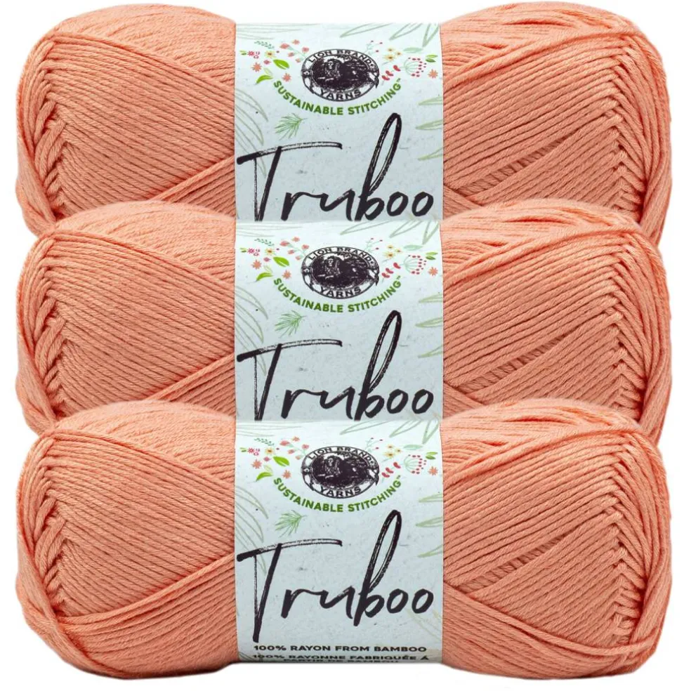3 Pack Lion Brand® Sustainable Stitching™ Truboo Solid Yarn