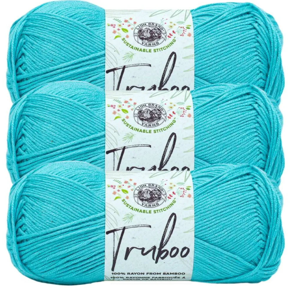 3 Pack Lion Brand® Sustainable Stitching™ Truboo Solid Yarn