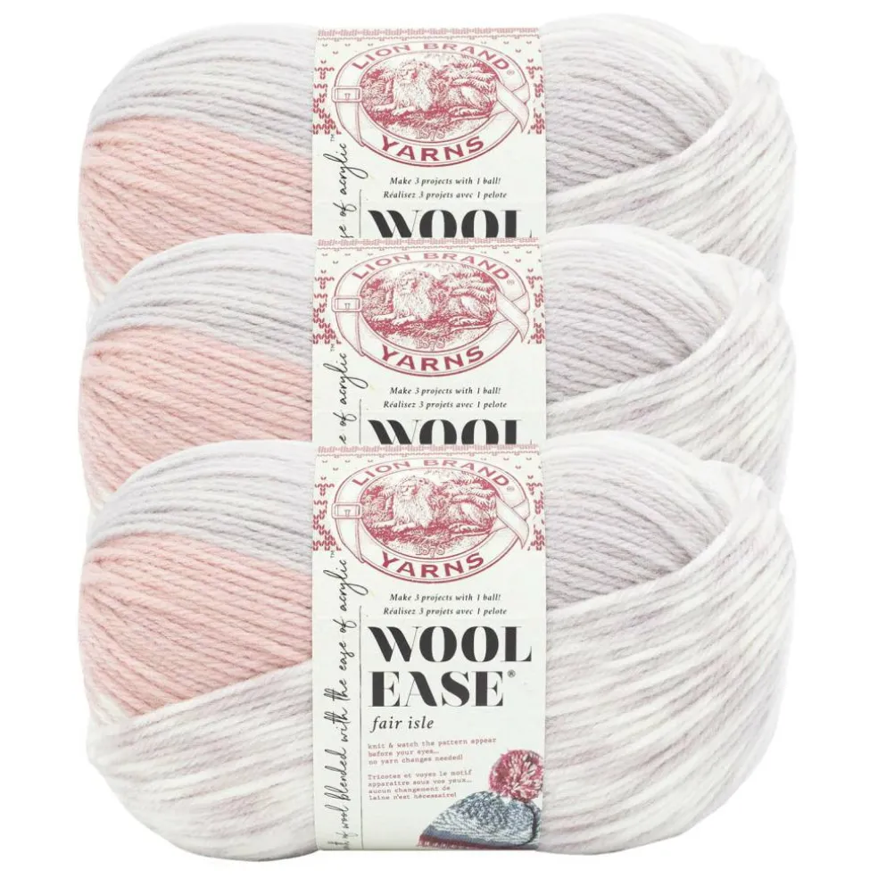 3 Pack Lion Brand® Wool Ease® Fair Isle Yarn