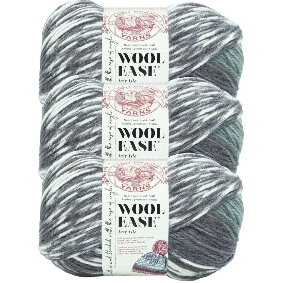 3 Pack Lion Brand® Wool Ease® Fair Isle Yarn