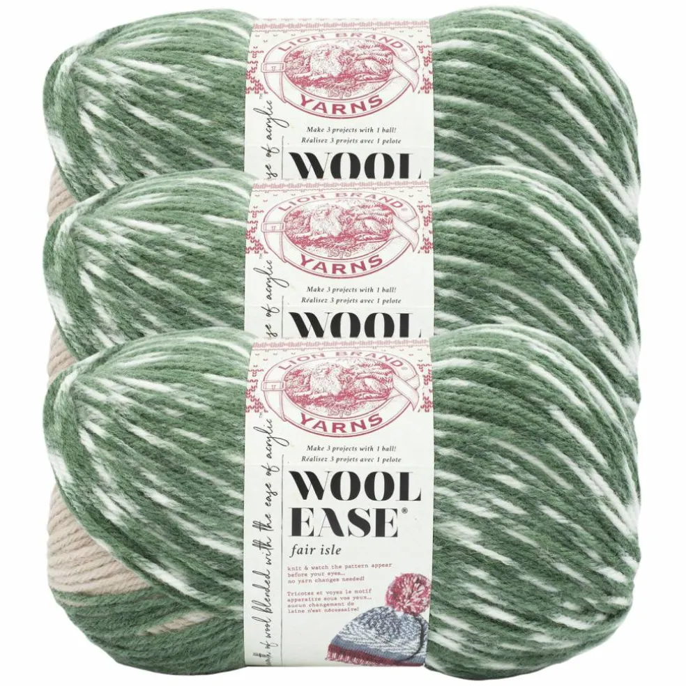 3 Pack Lion Brand® Wool Ease® Fair Isle Yarn