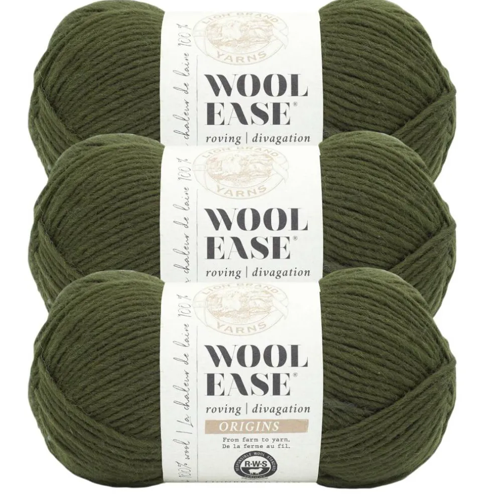 3 Pack Lion Brand® Wool-Ease® Roving Origins Yarn