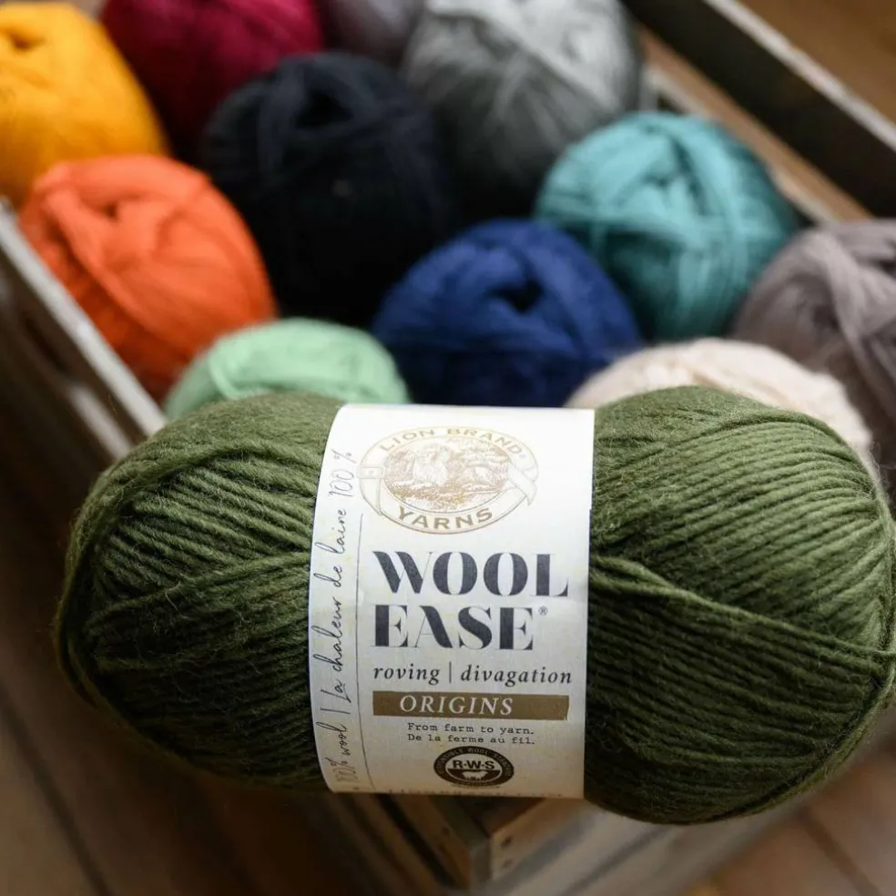 3 Pack Lion Brand® Wool-Ease® Roving Origins Yarn