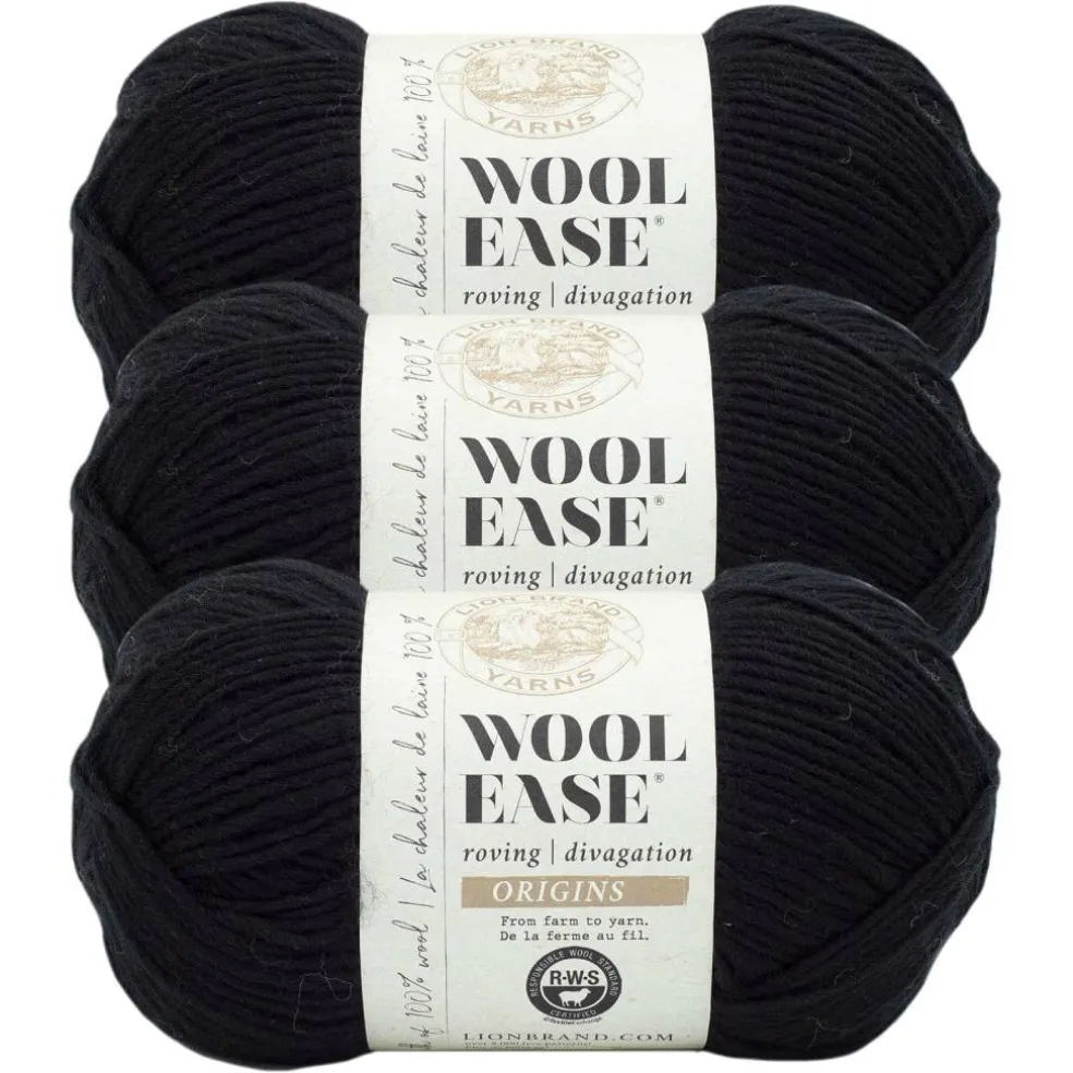 3 Pack Lion Brand® Wool-Ease® Roving Origins Yarn