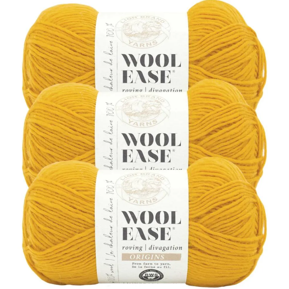 3 Pack Lion Brand® Wool-Ease® Roving Origins Yarn