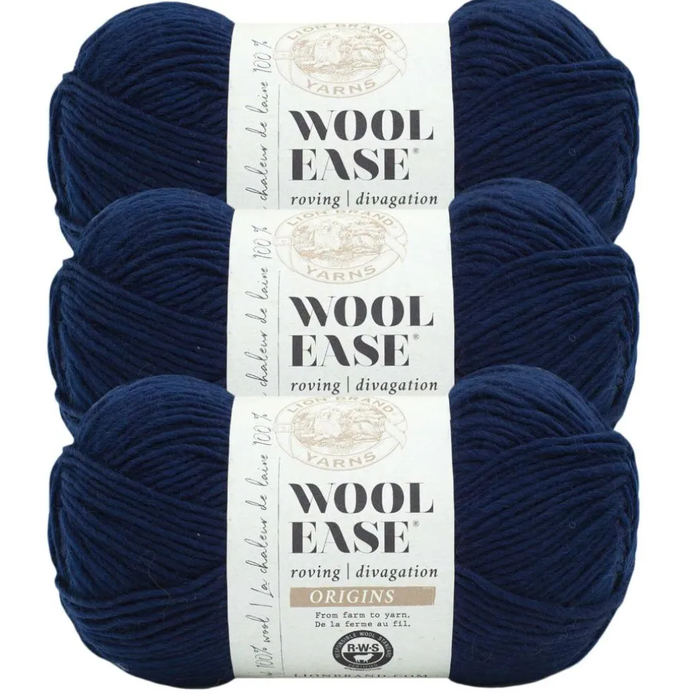 3 Pack Lion Brand® Wool-Ease® Roving Origins Yarn
