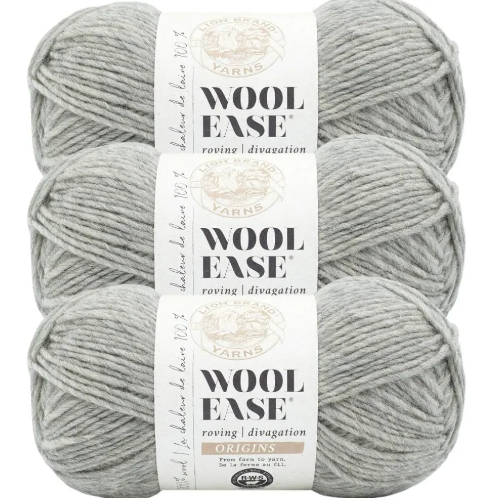 3 Pack Lion Brand® Wool-Ease® Roving Origins Yarn