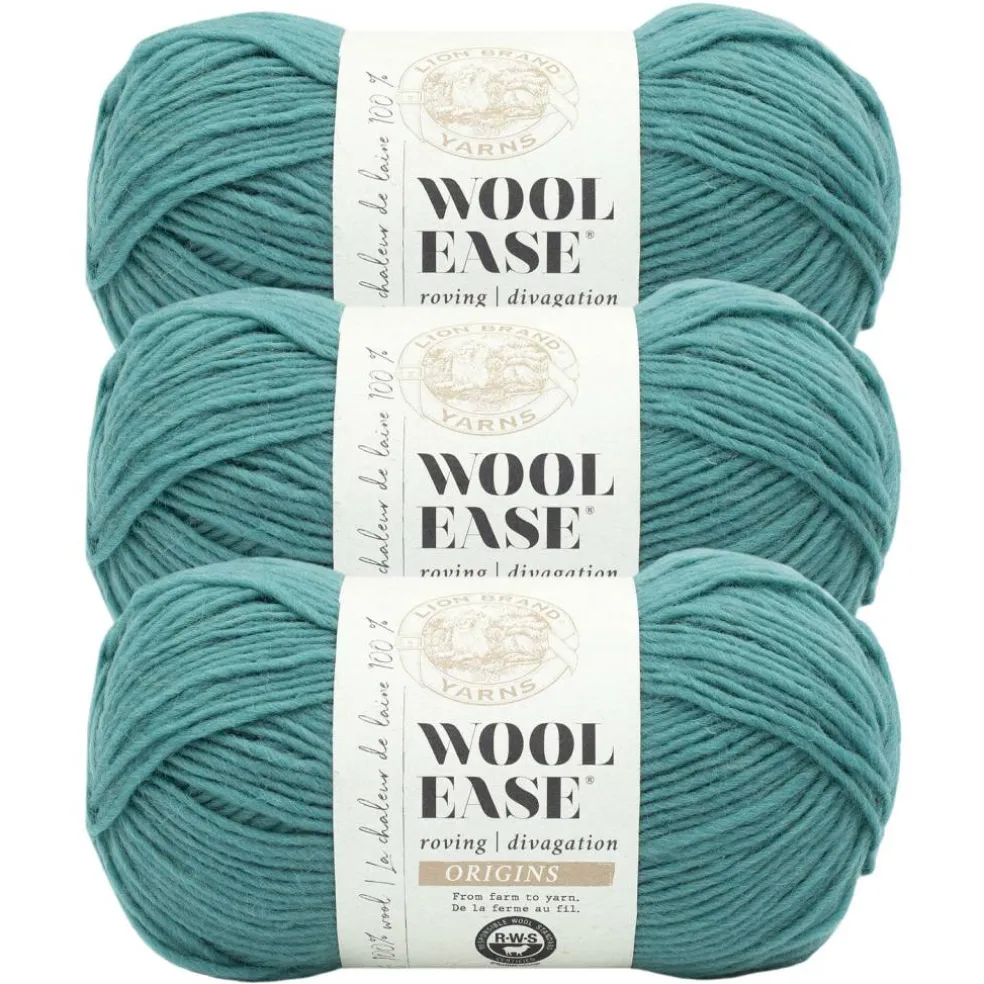 3 Pack Lion Brand® Wool-Ease® Roving Origins Yarn