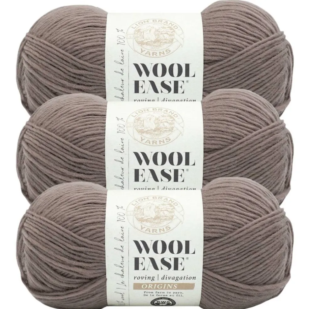 3 Pack Lion Brand® Wool-Ease® Roving Origins Yarn