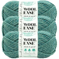 3 Pack Lion Brand® Wool-Ease® Thick & Quick® Prints & Stripes Yarn