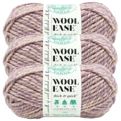 3 Pack Lion Brand® Wool-Ease® Thick & Quick® Prints & Stripes Yarn