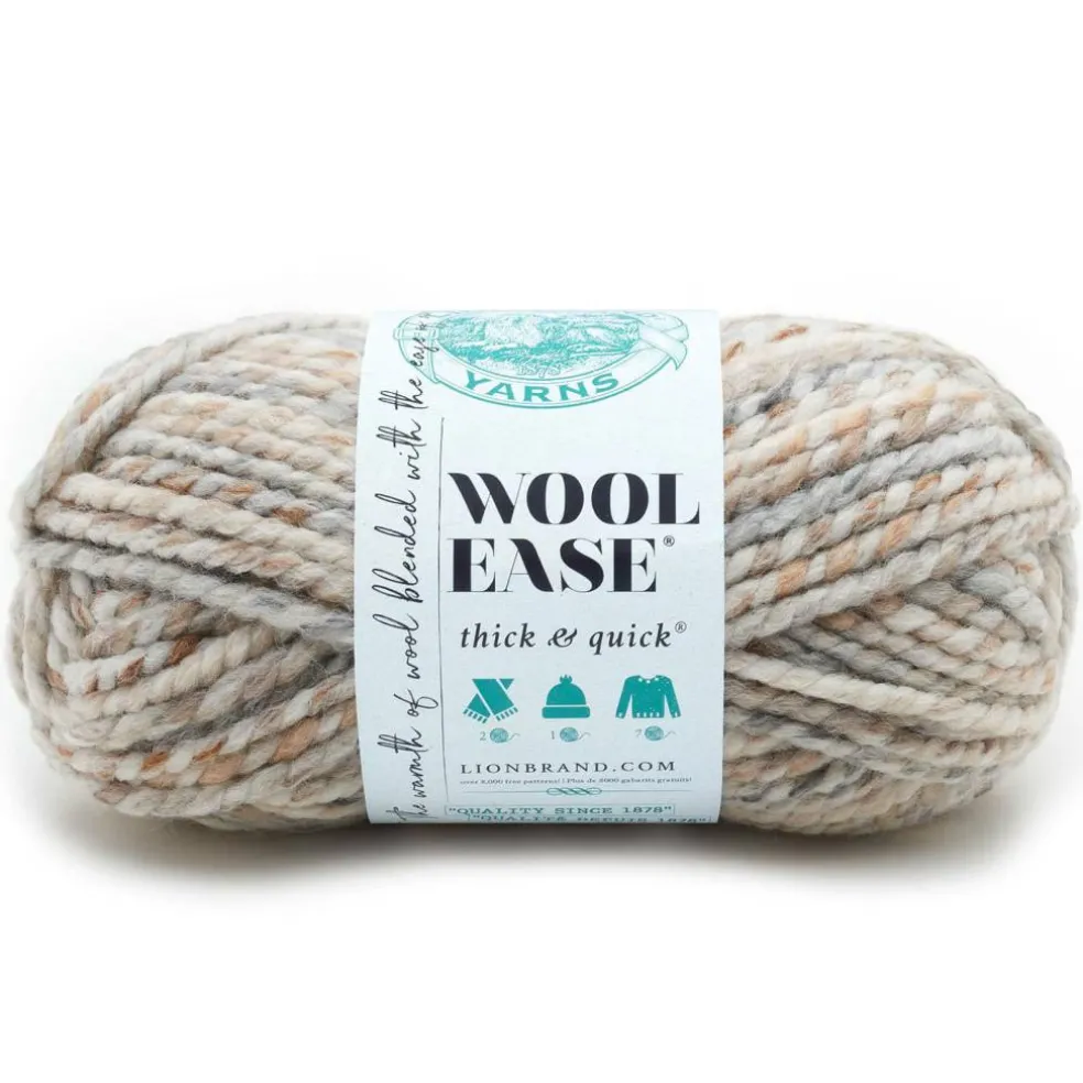 15 Pack: Lion Brand® Wool-Ease® Thick & Quick® Yarn, Prints, Stripes & Metallics