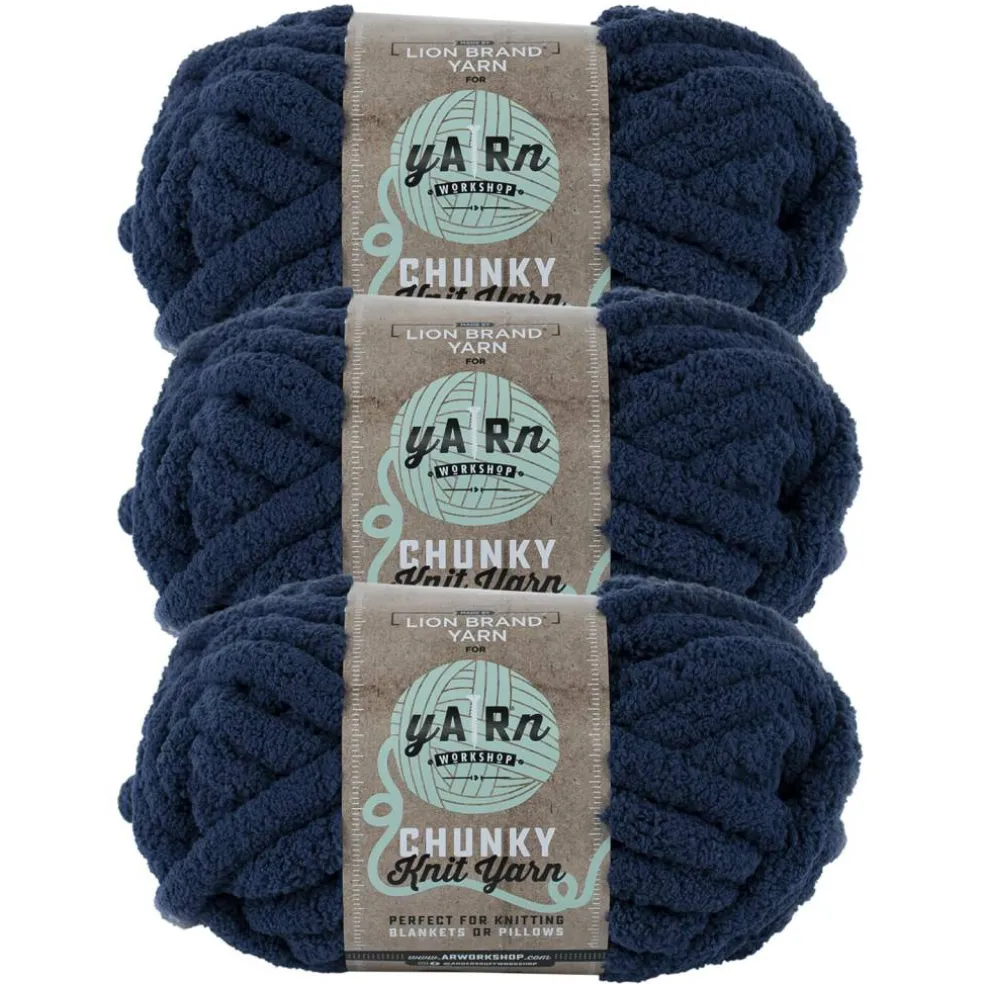 3 Pack Lion Brand® Yarn Workshop Chunky Knit Yarn