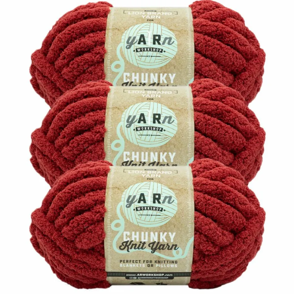3 Pack Lion Brand® Yarn Workshop Chunky Knit Yarn