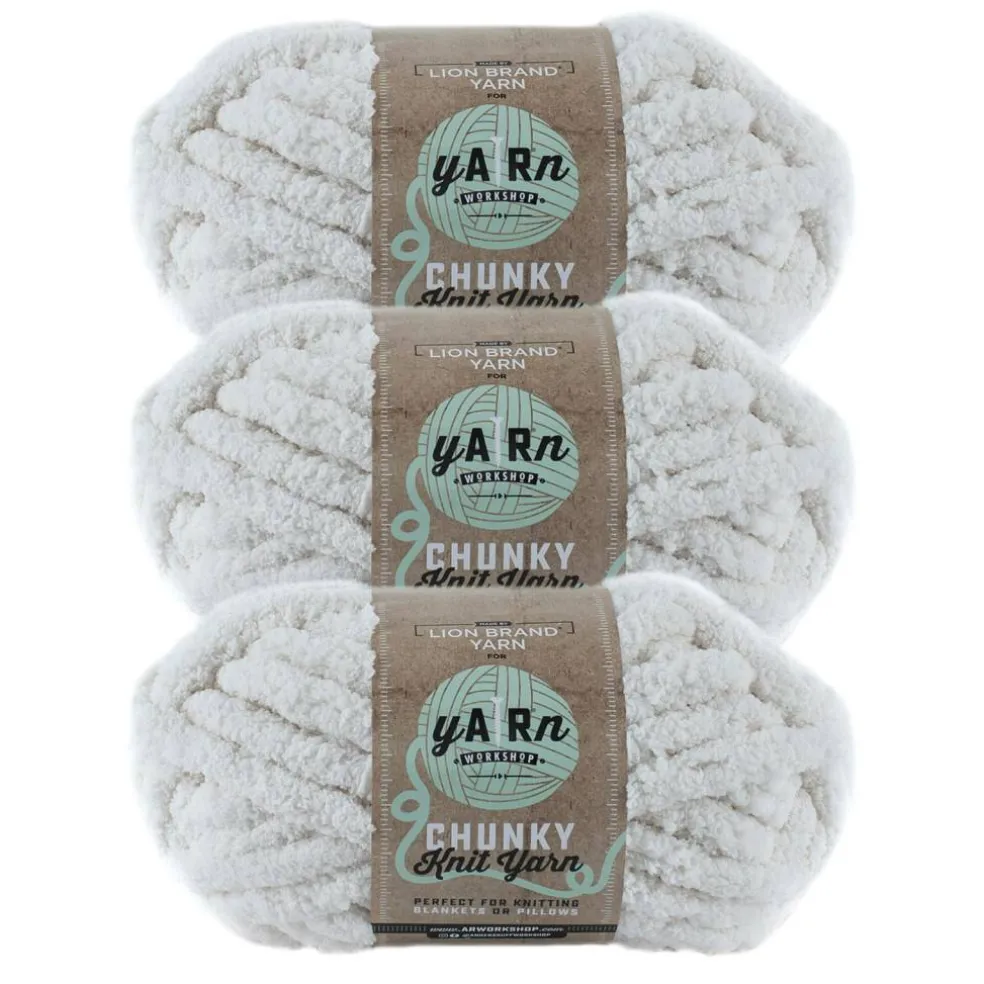 3 Pack Lion Brand® Yarn Workshop Chunky Knit Yarn