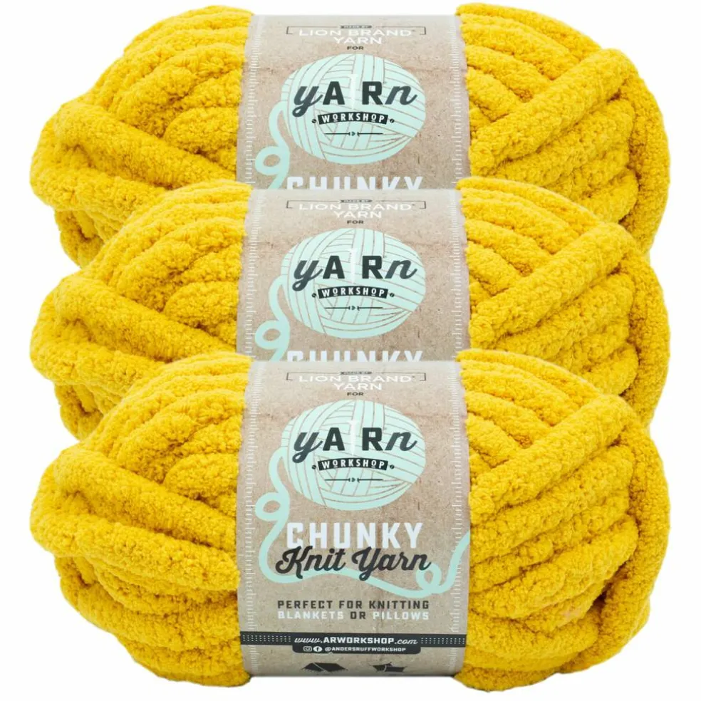 3 Pack Lion Brand® Yarn Workshop Chunky Knit Yarn
