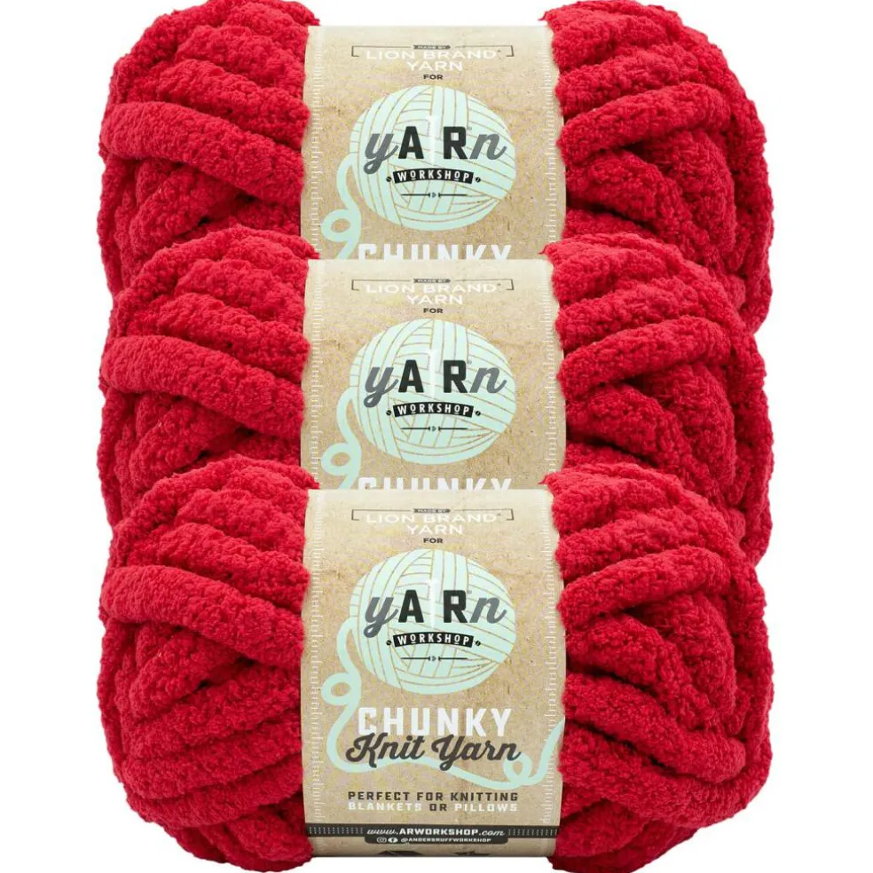 3 Pack Lion Brand® Yarn Workshop Chunky Knit Yarn