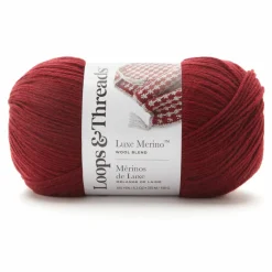 15 Pack: Luxe Merino™ Solid Yarn by Loops & Threads®