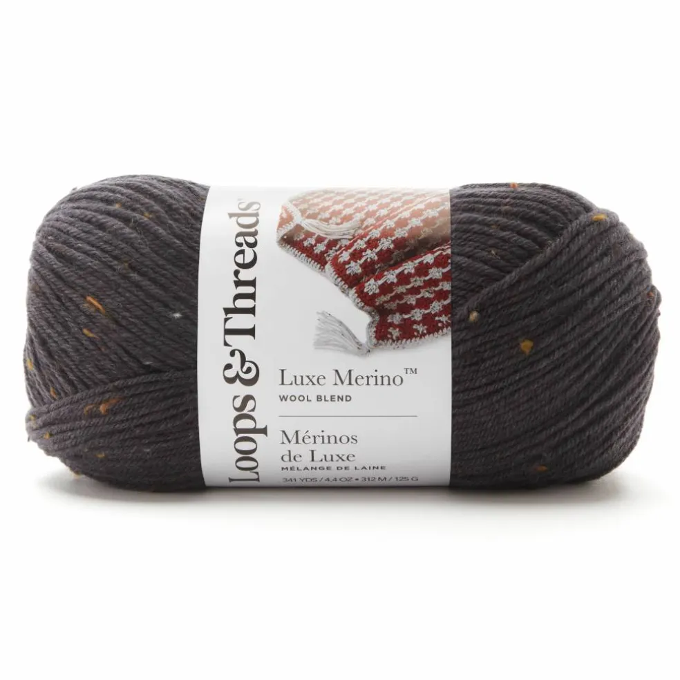 6 Pack: Luxe Merino™ Tweed Yarn by Loops & Threads®