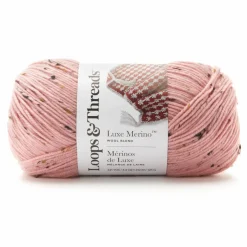 6 Pack: Luxe Merino™ Tweed Yarn by Loops & Threads®