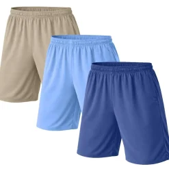 3-Pack Men's Classic Poly Tech Lounge Shorts (S-3XL)