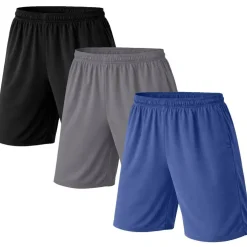 3-Pack Men's Classic Poly Tech Lounge Shorts (S-3XL)