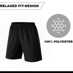 3-Pack Men's Classic Poly Tech Lounge Shorts (S-3XL)