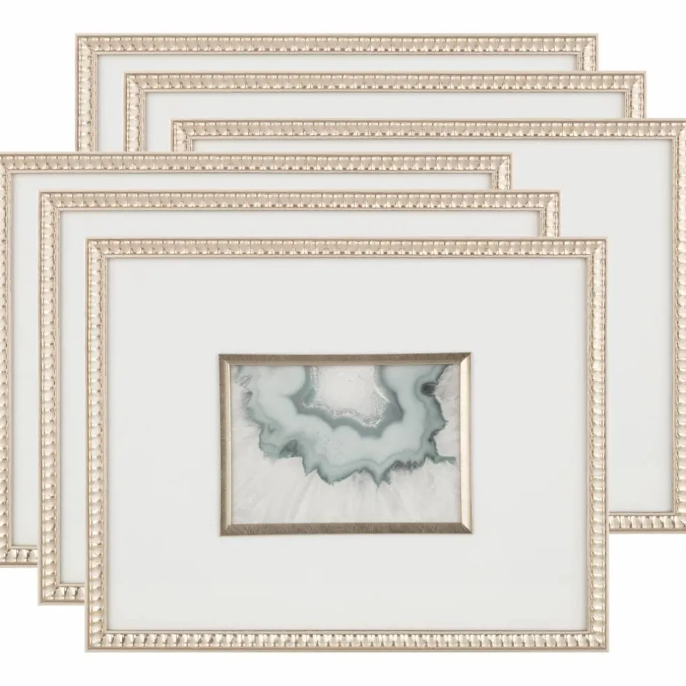 6 Pack: Metallic Gold Scalloped Frame with Mat, Gallery by Studio Décor®