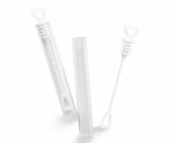 40 Pack Mini Heart Bubble Wands  Great Wand Bubbles Party Favors For Weddings