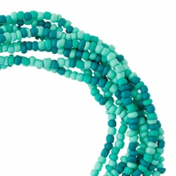 12 Pack: Mint Blue Mix Glass Seed Beads, 6/0 by Bead Landing™