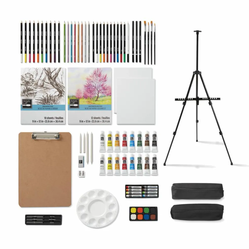 6 Pack: Mixed Media Studio Easel Art Set by Artist's Loft™