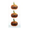 3 Pack 60mm Glitter Jack-o'-Lantern Shatterproof Ornaments by Ashland®