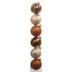 6 Pack 45mm Glitter Shatterproof Ball Ornaments by Ashland®