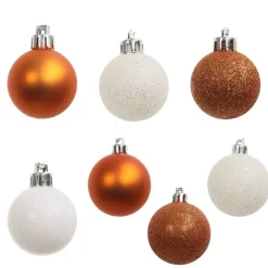 20 Pack 35mm & 48mm Orange & White Halloween Ornaments by Ashland®