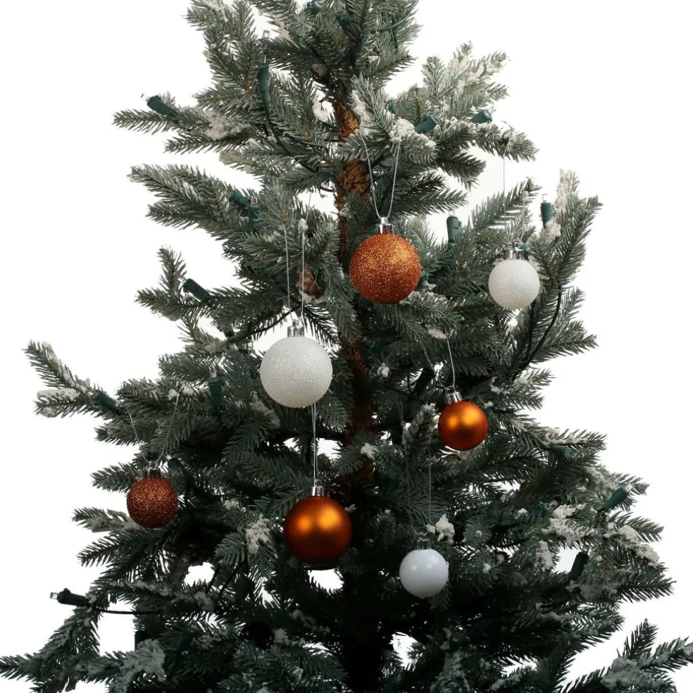 20 Pack 35mm & 48mm Orange & White Halloween Ornaments by Ashland®