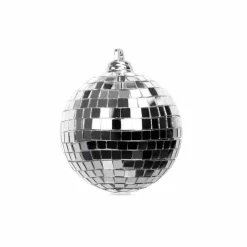 5 Pack 52mm Silver Disco Halloween Ball Ornaments by Ashland®