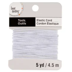 24 Pack: 1mm White Stringing Elastic Cord by Bead Landing™