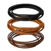 12 Pack: Multicolor Leather Round Cording by Bead Landing™