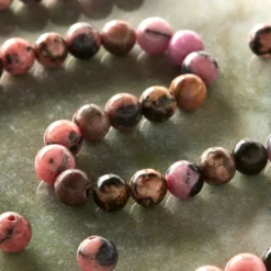 9 Pack:  Multicolor Rhodonite Round Beads, 6mm by Bead Landing™