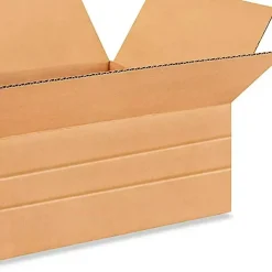25 Pack Multi Depth Corrugated Shipping Boxes for Packing Mailing and Storage 18 x 12 x 6 inch