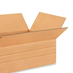 25 Pack Multi Depth Corrugated Shipping Boxes for Packing Mailing and Storage 18 x 12 x 6 inch
