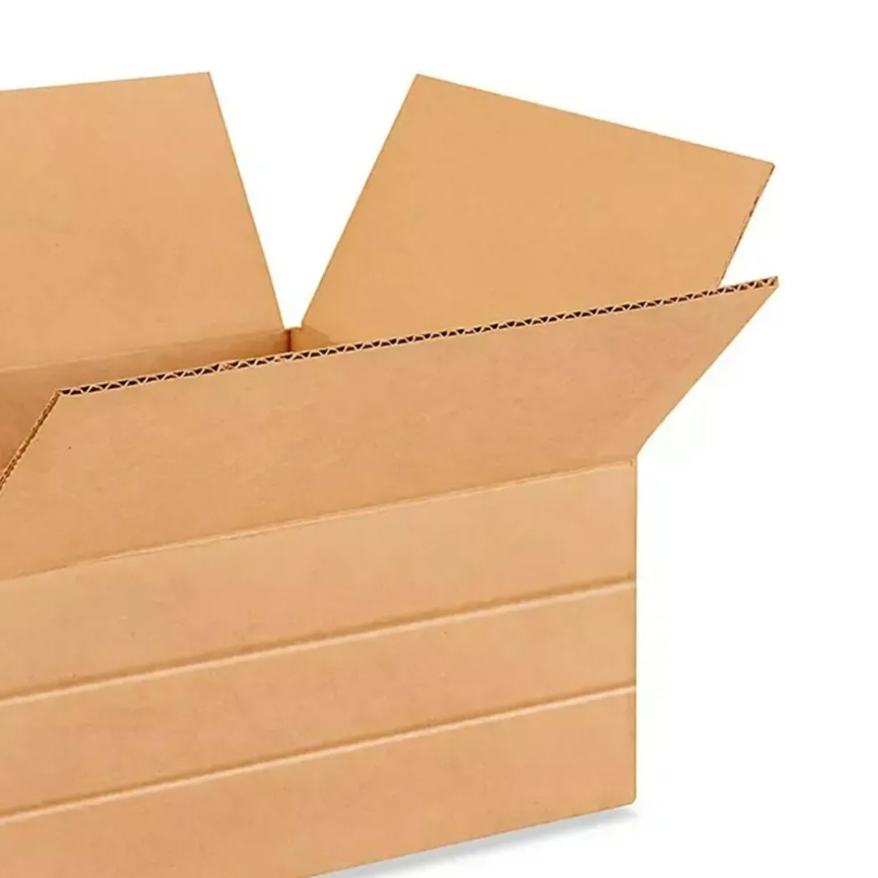 25 Pack Multi Depth Corrugated Shipping Boxes Strong Cardboard Cartons for Mailing 14 x 12 x 6 Inch