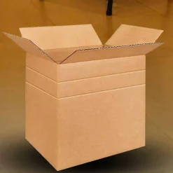 25 Pack Multi Depth Heavy Duty Corrugated Mailing Cartons 11 1⁄4 x 8 3⁄4 x 12 Inch