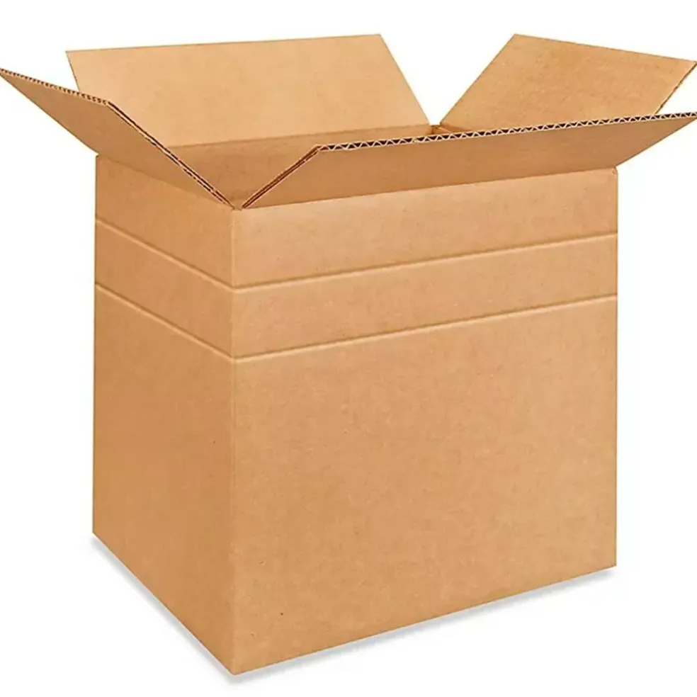 25 Pack Multi Depth Heavy Duty Corrugated Mailing Cartons 11 1⁄4 x 8 3⁄4 x 12 Inch